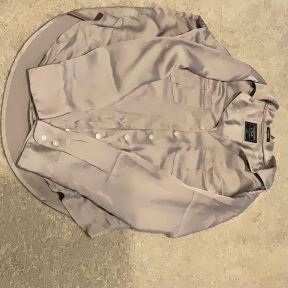 Abercrombie & Fitch Boyfriend Satin Blouse